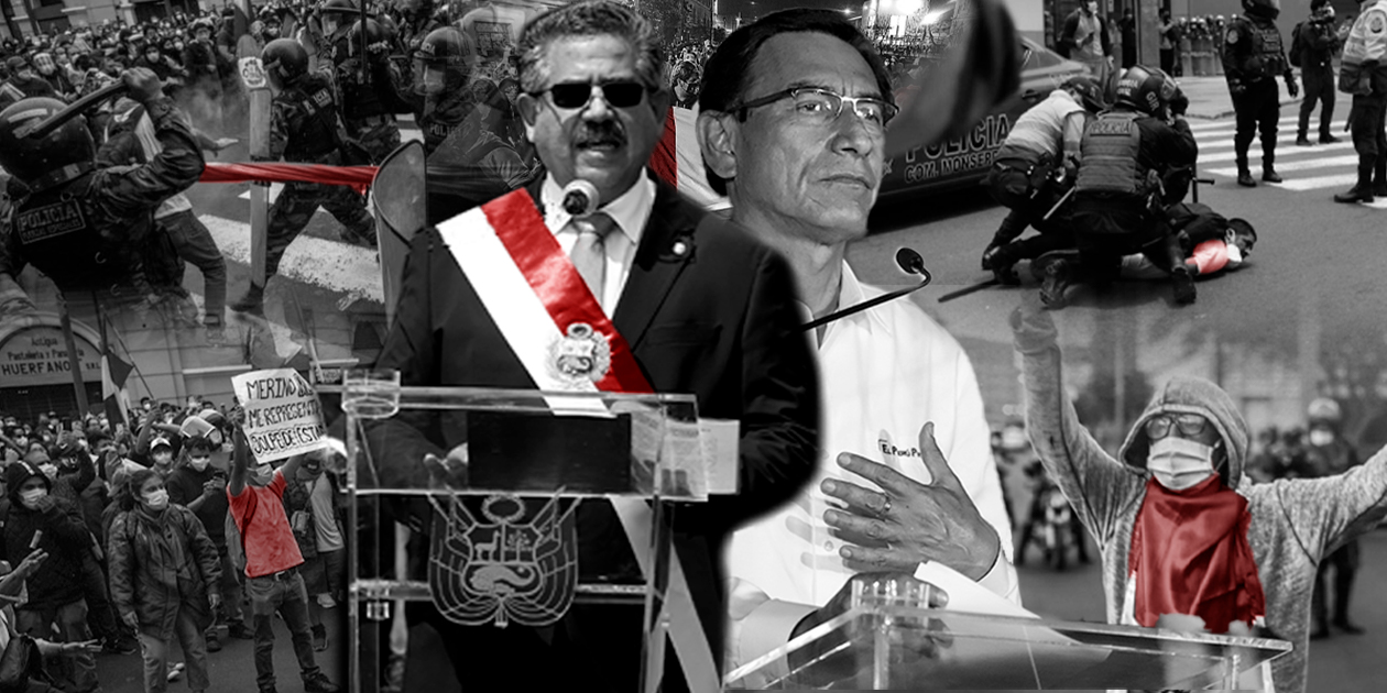 Vacancia presidencial Marcha nacional de protesta contra el gobierno
